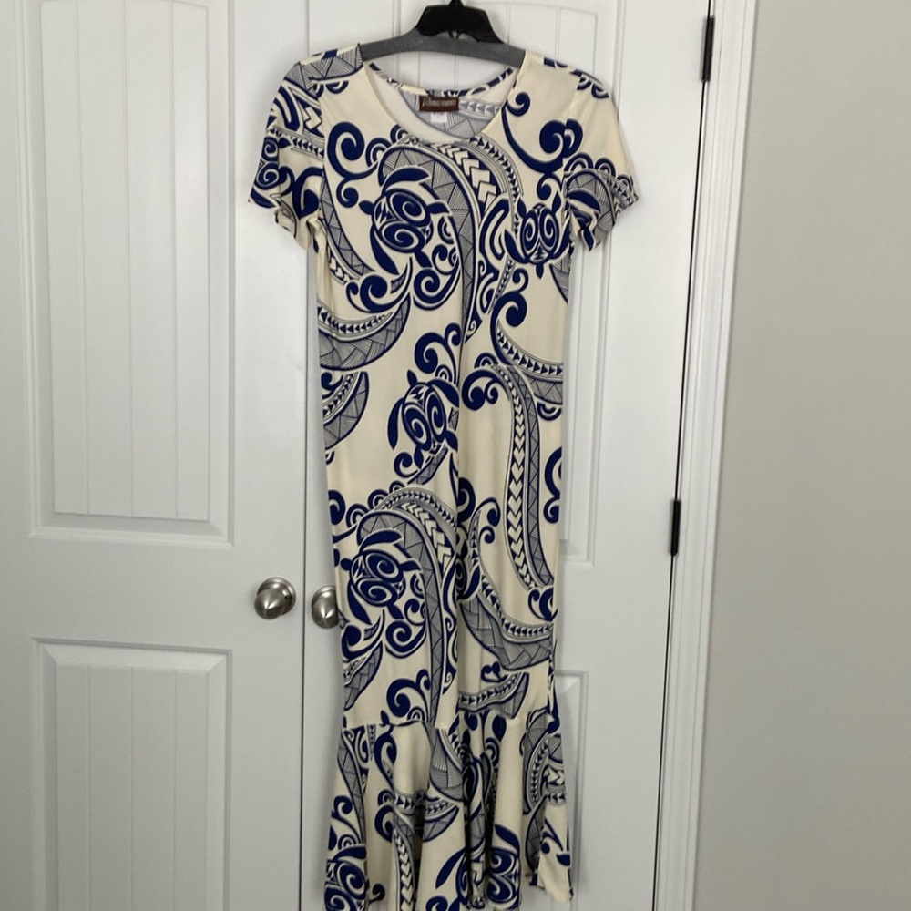 Misses A-line midi dress